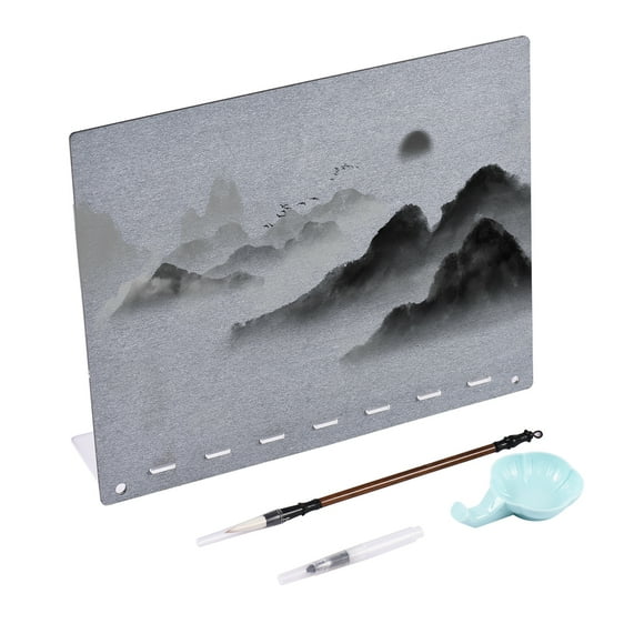 Reusable Water Drawing Board Buddha Writing Painting for Meditation Release Pressure Relaxation with Water