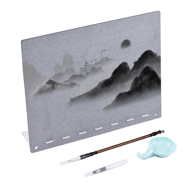 Reusable Water Drawing Board Buddha Writing Painting for Meditation Release Pressure Relaxation with Water