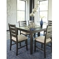 thumbnail image 4 of Ashley Furniture Rokane 7-Pcs Dining Table Set, Light Brown, 4 of 8