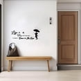 thumbnail image 4 of Pegatinas de pared para niña, diseño de paraguas, despegar y pegar, con frase inspiradora sobre la lluvia, vinilo decorativo para habitación infantil., 4 of 8