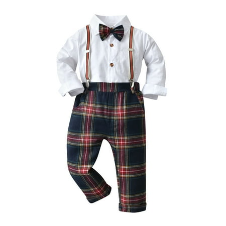 

Baby Boy Going Home Outfit Toddler Boy Clothes Baby Boy Clothes Baby Soild Shirt Suspender Pants Set Outfit Girls Dance Sweat Outfit