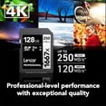 thumbnail image 3 of Lexar Professional SDXC Memory Lexar LSD128CBNA1667LEXAR, 3 of 7