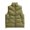 Green, variant on Men Autumn and Winter Casual Keep Warm Zipper Removable Hooded Sleeveless Vacation Outdoor Vest Jacket Coat