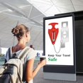 thumbnail image 3 of czcpp-Portable Door Lock for Travel Door Lock Hotel Room Security Devices Apartment Jammer Additional Safety for Traveling Home College 2022 Upgrade (Red), 3 of 4