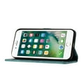 thumbnail image 4 of Compatible avec iPhone SE 2022 Étui Portefeuille Gaufré Papillon Chat avec Fentes pour Cartes Support Housse, 4 of 5