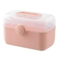 thumbnail image 2 of Portable First Aid Carrying Organizer with Compartments Family Bandages Car , Pink L, 2 of 8
