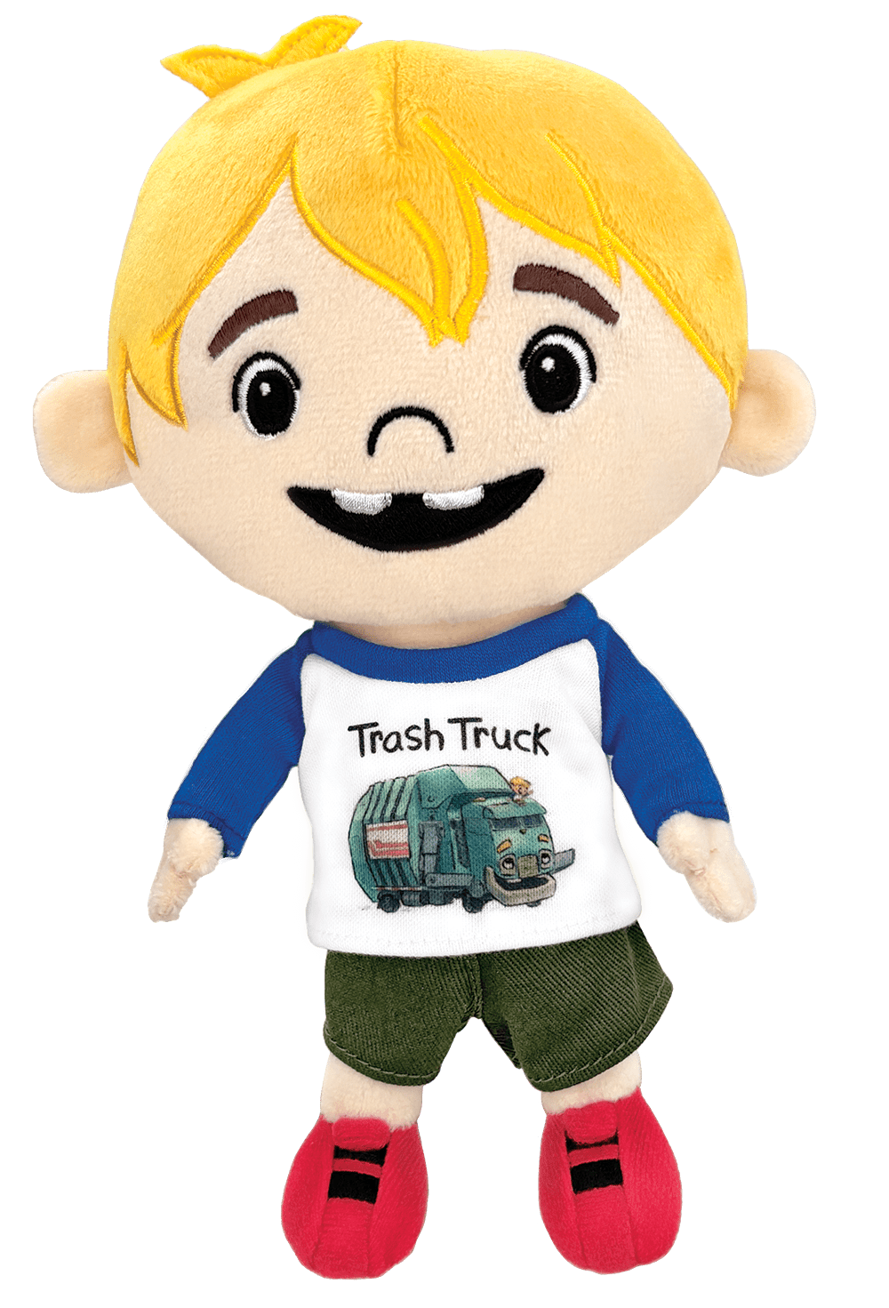 Trash Truck 11" Plush & Hank 9" Plush & Board Book Set