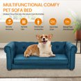 thumbnail image 5 of Aukfa Dog Beds for Medium and Large Dog, 33" Elevated Pet Sofa Bed Support up to 200 lbs, Blue, 5 of 6