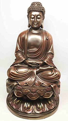 Gifts & Decor Large 15 Tall Meditating Gautama Buddha Statue Shakyamuni Sculpture Eastern Enlightenment 