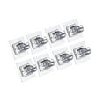 thumbnail image 1 of 8 PCS Curtain Rod Brackets Holder Drapery Wall Mount Fixed Use Transparent, 1 of 8