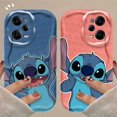 thumbnail image 4 of Cartoon Disney Stitch 3D Wave Case For Xiaomi Redmi 12 12C 12R 11A 13C 10 10C 10X 9 Power 9A 9C 9T 8 K70E K70 K60 K50 Pro Cover, 4 of 5