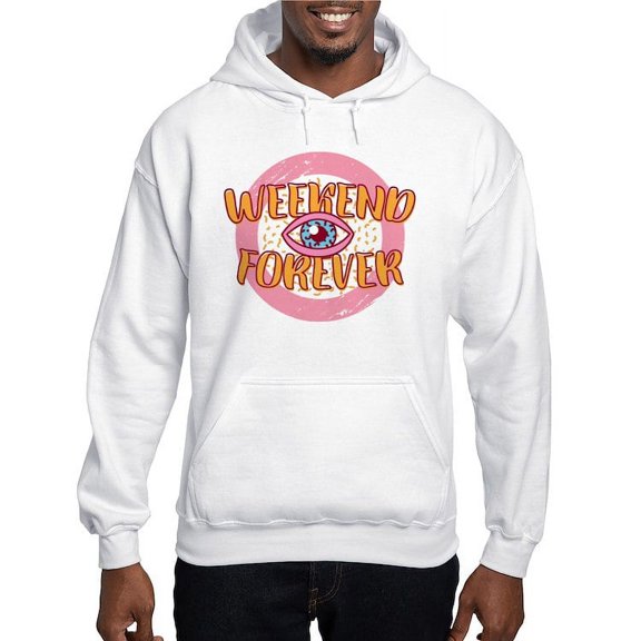 CafePress - Retro 80S Weekend Forever Sweatshirt - Pullover Hoodie, Hooded Sweatshirt