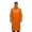 Red, variant on Unisex Solid Long Double Layer Rain Coat, Oxford Reflective Strip Zip Pocket Loose Waterproof Outdoor Jacket For All Seasons Daily Wear Size M-4XL Plus Size Friendly