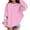 02-Pink, variant on Dezsed Kids Oversized Sweatshirts Hoodies Crewneck Shirts Fall Outfits Casual Long Sleeve Pullover Tops 3-4 Years Black