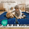 thumbnail image 4 of ODIKA Cd Note Disc Centerpiece Piano Border Shape Motifs Music Guitar for Dining Room, Under Table, Home Office, Non-Slip Chair-Friendly, 4 of 7