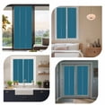 thumbnail image 6 of Solid Dark Window Privacy Film Teal Decorative Glass Window Film UV Blocking Static Cling Non-Adhesive Sticker Covering for Home Door 29.5 x 118 inches, 6 of 8