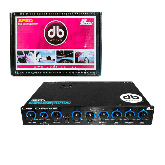 Ecualizador Paramétrico 5 Bandas DB Drive SPEQ 8 Volts