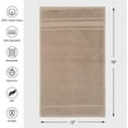 thumbnail image 6 of YYEAN Fingertip Towels 8 Pack, 100% Turkish Cotton, Small Hand Towels for Body and Face, 12 x 18 in, Soft and Absorbent, Quick Dry-Mint-beige, 6 of 8