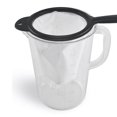 thumbnail image 1 of Colador de hojas de té, bolsa de harina, nueces, leche, filtro de café frío de malla fina, colador de mano L, 1 of 5