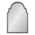 thumbnail image 3 of Kate and Laurel Hogan Farmhouse Arched Wall Mirror, 24 x 36, Gray, Rustic Moroccan Mirror for Wall, 3 of 8