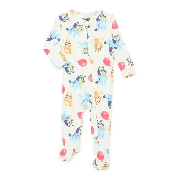 Character Baby Gender Neutral Two-Way Zip Front Sleep N Play Pajamas, Sizes Newborn-6/9 Months