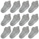 thumbnail image 1 of CozyWay Calcetines con pinzas para bebés y niños pequeños - Paquete de 12 con agarre en el tobillo gris de 6 a 12 meses - Puntera reforzada de algodón antideslizante - Lengüeta en el talón fácil de po, 1 of 5