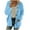 Sky Blue womens coat, variant on Usmixi Womens Plush Coat Fluffy Sherpa Coats for Women Button Down Open Fuzzy Fleece Sweatshirt Jacket Long Sleeve Casual Solid Outerwear with Pocket Winter Plush Coat