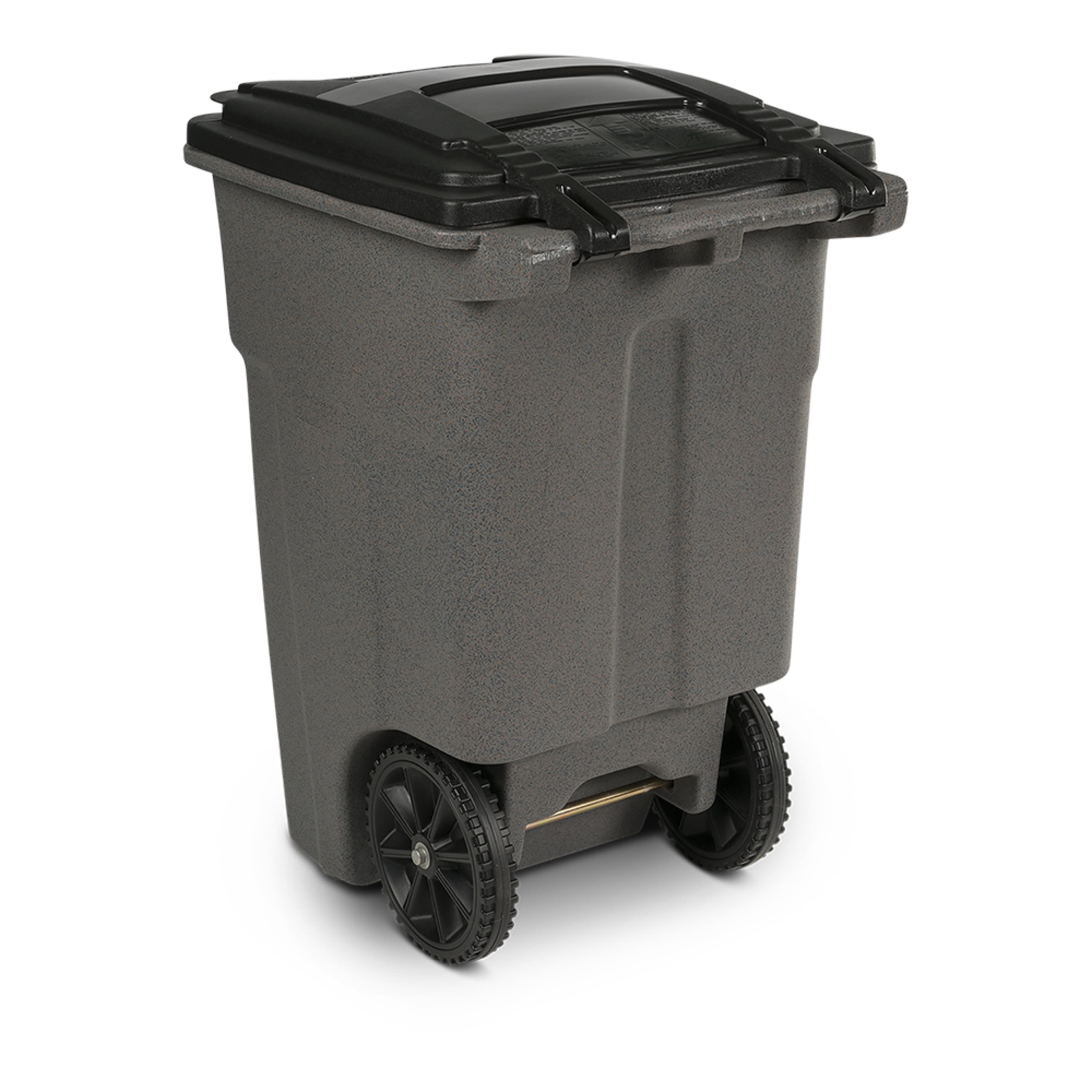 Toter Trash Can Brownstone with Wheels and 48 Gallon - Walmart.com