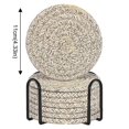 thumbnail image 4 of Drink with Holder Cotton Woven Absorbent for Drinks Home Decor Set, 4 of 5