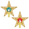 thumbnail image 1 of Adorno de Navidad JShteea Fun Diamond Art Star Mini Doble Cara, 1 of 9