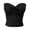 Black, variant on Women's Tees And Tanks Elegant Strapless Solid Color Knit Top For Women Stretchable Tube Bandeau Bra Crop Compression Cropped Top Body Suit Tops for Women Dance Shirt Crop Workout Pack Breastfeeding