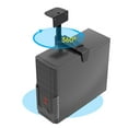 thumbnail image 4 of funtasica CPU Under Desk Mount Bracket Accessories Easy Access Cable 360 Degree Swivel Black, 4 of 9