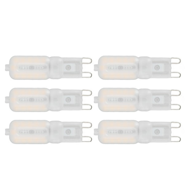 Bombilla G9 Bombilla Regulable Protección Ocular Ahorro De Energía 5W 22 LED Bombillas Pequeñas Para Lámpara De Techo Lámpara De Escritorio 6 Piezas