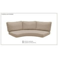 thumbnail image 2 of Housses pour Coussins de Canapé Inclinables 6 Pouces d'Épaisseur en Blé, 2 of 3
