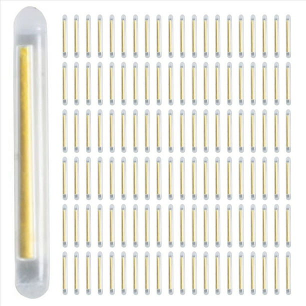 200 Uds. de Luz Flotante de Pesca de Luz Fluorescente LED Palos de Brillo Oscuro Fluorescente Accesorios de Flotador de Pesca 2,2Mm
