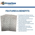 thumbnail image 2 of Spilfyter Small Task Absorbent Pads - 13" x 10", 100-Pack - Universal Leak, Drip, and Spill Control, 12 Gal Absorbency- GFF-1310, 2 of 8