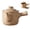 2L, variant on Chinese Style Terracotta Herbal Medicine Pot, Natural Clay Ceramic Casserole with Lid, Multi-Purpose Clay Soup Pot for Cooking, Baking, Boiling and Herbal Decoction