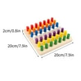 thumbnail image 3 of Big Save,HWRETIE Educational Games Cylinder Socket Blocks Wooden Math Toys,Children Early Educational Toys, 3 of 8