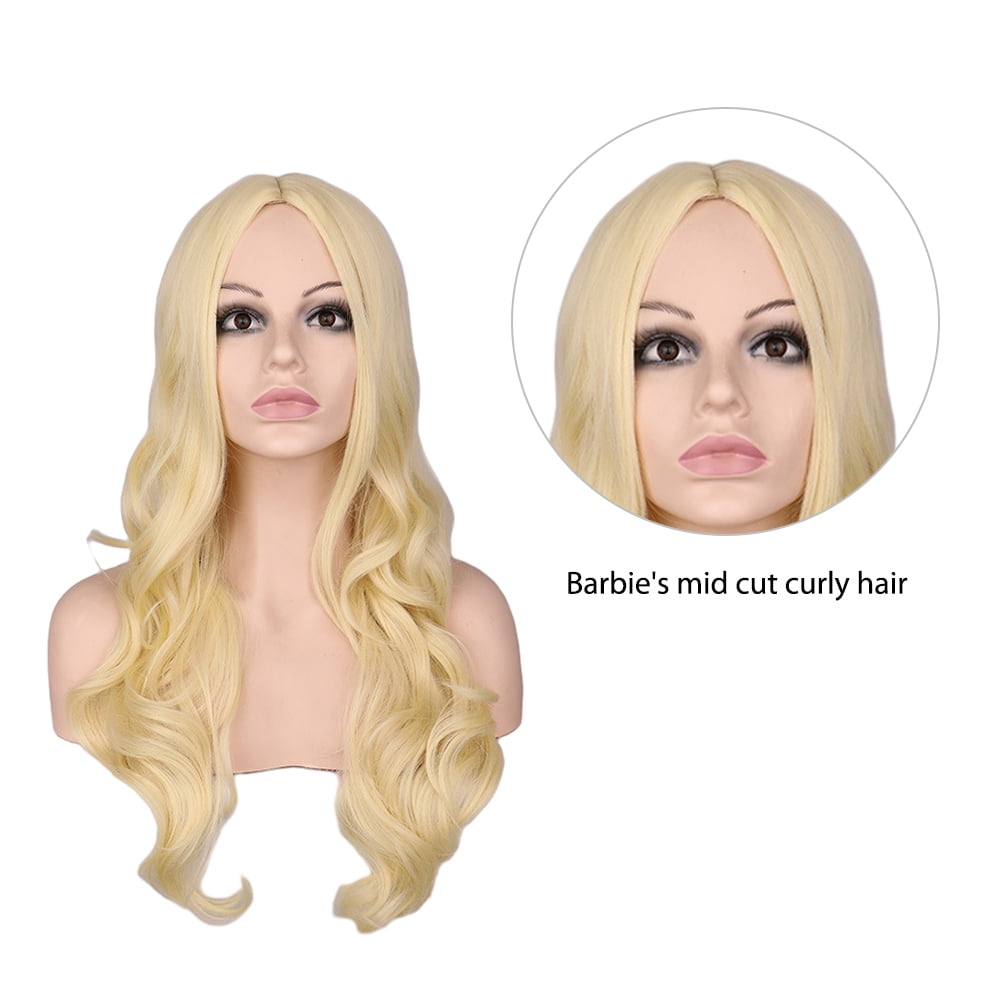 Peggybuy Blonde Wigs Fashion Long Curly Wig Sexy Light Blonde Cosplay Wig for Women Girls Walmart