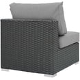 thumbnail image 3 of Modway Sojourn Outdoor Patio Fabric Sunbrella® Armless Chair, Multiple Colors, 3 of 3