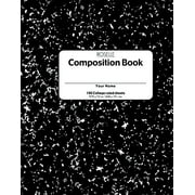 School Smart College Ruled Composition Book, 9-3/4 x 7-1/2 Inches, 100 Sheets