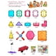 thumbnail image 5 of Juego de bloques de construcción con azulejos magnéticos Jasonwell, 100 piezas, para niños a partir de 3 años, 5 of 7