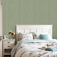 thumbnail image 4 of Peel and Stick Wallpaper Green Wooden Plank Self Adhesive Removable Renter Friendly Contact Paper for Bedroom 17.7in x 118in, 4 of 8