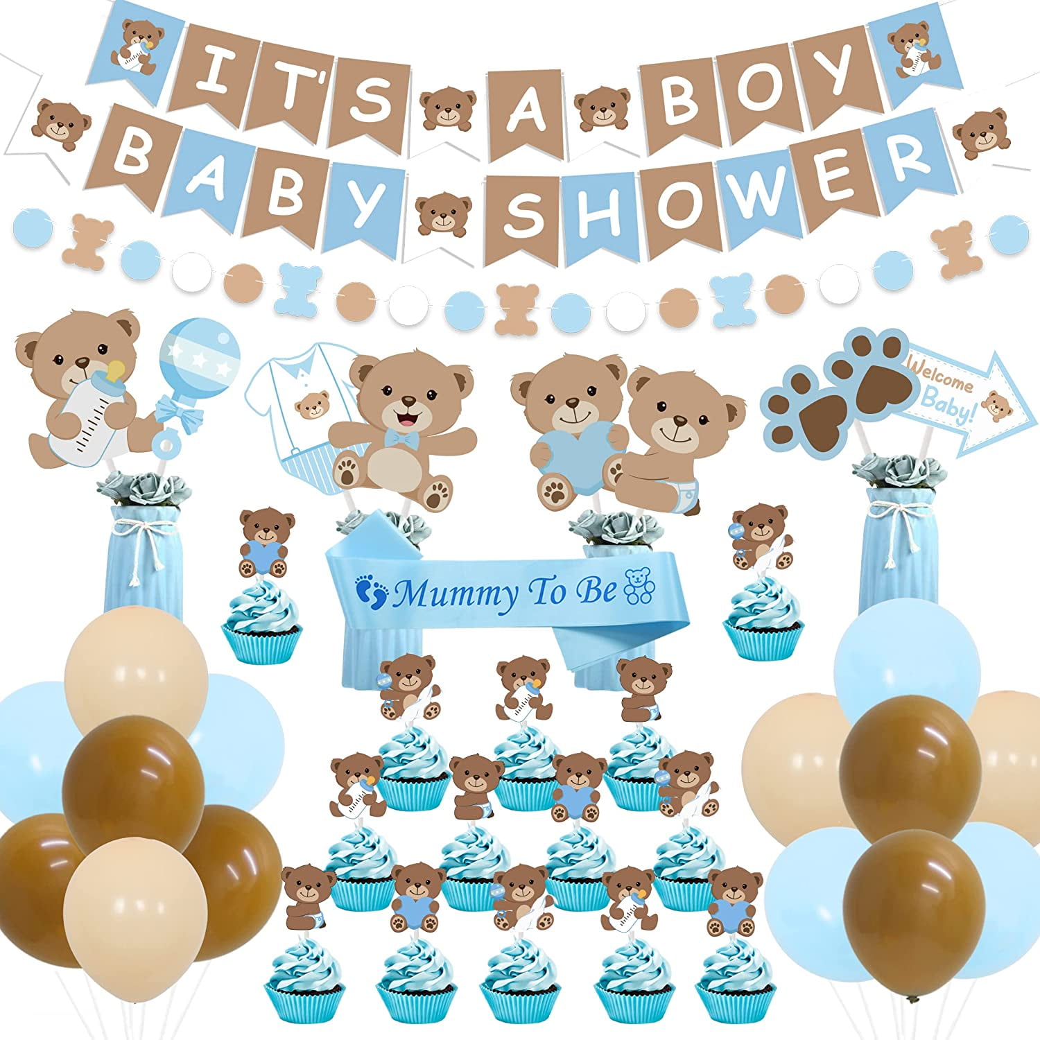 Care Bear Party Decoration Bundle Care Bear Party Supplies Baby Shower Decor  Kids Party Decor 