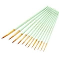 Work Pen,12PC Paint Brush Nylon Brushes Acrylic Oil Watercolor Artist