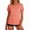 Orange-summer tops, variant on Women's Workout Tops Short Sleeve Moisture Wicking Athletic Shirts Mesh Open Back Loose Fit Gym Running Shirt Exercise Tee