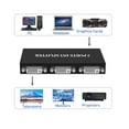thumbnail image 3 of 1x2 DVI Splitter 1 en 2 Out, Résolution 1920x1440 2 Ports DVI Double Moniteurs Distribution Duplicateur Vidéo Splitter Transmission à Distance pour PC Ordinateur Portable DVR Projecteur HDTV, 3 of 8