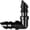 Drip Irrigation Elbow Fittings, variant on 100 Pcs 1/4" Drip Irrigation Coupling Fittings, Barbed Coupler Irrigation Parts with Sharp End Fits, 1/4 Inch Irrigation Tubing Drip Line Connectors for Home Garden Lawn Supplies, Black