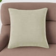 thumbnail image 3 of Fiudx Fundas de Almohada de Chenilla, Fundas Decorativas de Cojín Beige Suave, Diseño de Cremallera Invisible para Un Cuidado Fácil, Diseño Moderno de Espiga, Ideal para Usar En El Sofá Cama de La Sa, 3 of 4