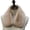 khaki, variant on Imitation Hair Scarf Women Furry Collar Shawl Solid Color Winter Detachable Fuzzy Fake Collar Wrap Vintage Scarf